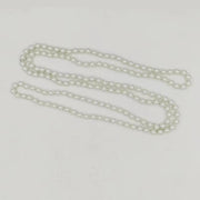 8mm Glass Artificial Pearl Knotted Sweater Chain Multi-layer Cheongsam Accessories 1 M 5 Long Necklace