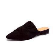 Suede pointed slippers | Suede pointed slippers| Suede pointed slipper