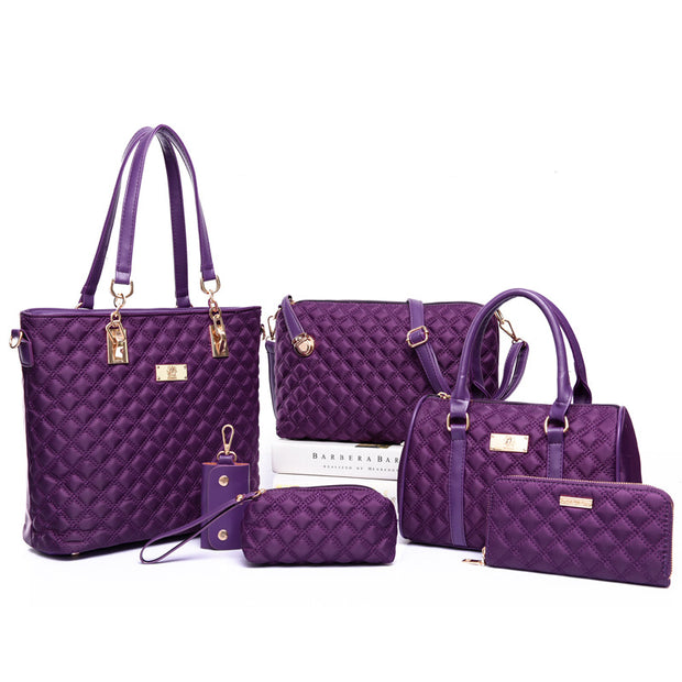 Multi-Piece Combination Women' Bag Nylon Embroidery Thread