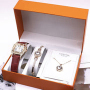 Wrist Watch Set 2020 Foreign Trade Watches Women New Necklace Bracelets Wristwatches Women