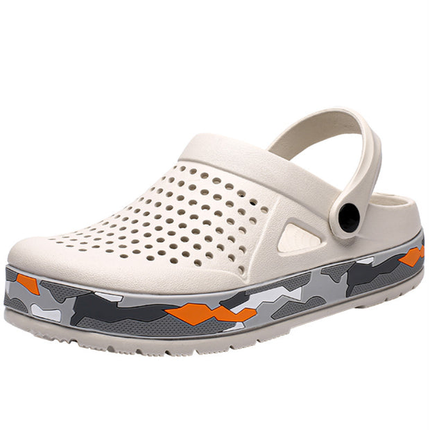 Summer New Style Korean Sandals With Baotou Non-Slip Thick-Soled Beach Shoes Outside The Hole