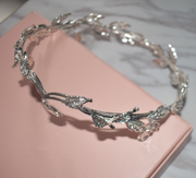Eyebrow pendant full of rhinestones | Eyebrow pendant full | Eyebrow 
