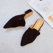 Suede pointed slippers | Suede pointed slippers| Suede pointed slipper