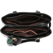 Fashion handbags handbags leather bag and hang the hair ball | fashion