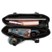 Fashion handbags handbags leather bag and hang the hair ball | fashion