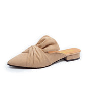 Suede pointed slippers | Suede pointed slippers| Suede pointed slipper