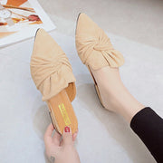 Suede pointed slippers | Suede pointed slippers| Suede pointed slipper