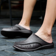 Half Slippers Baotou Men's Shoes Sandals Can Wash Feet Slippers Sandals And Slippers