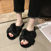 Cross fur slippers | Cross fur slippers | Cross fur slippers