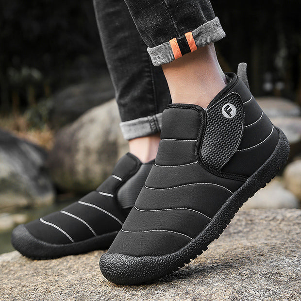 Winter Thick Waterproof Men's Snow Boots In Autumn And Winter Thick 