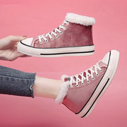 Sponge Cake Thick Bottom Korean Version Plus Velvet Thick Leopard Prin