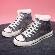 Sponge Cake Thick Bottom Korean Version Plus Velvet Thick Leopard Prin