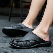 Half Slippers Baotou Men's Shoes Sandals Can Wash Feet Slippers Sandals And Slippers