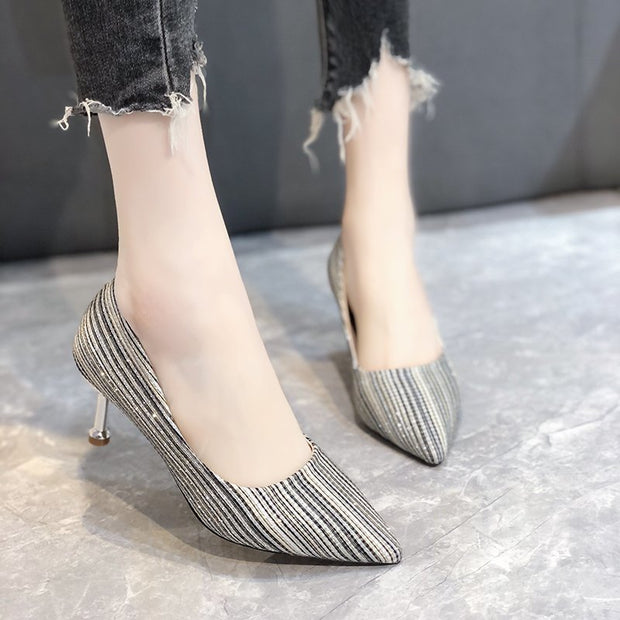 High Heels Shallow Mouth Stiletto Single Shoes Women | Women's Shoes