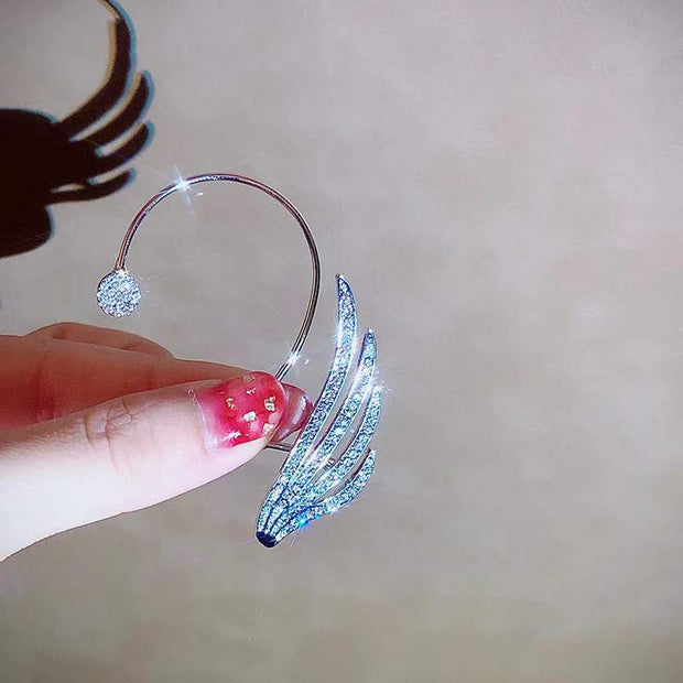 Drill Wing Ear Clip Without Hole Female Simple | Drill Wing Ear Clip