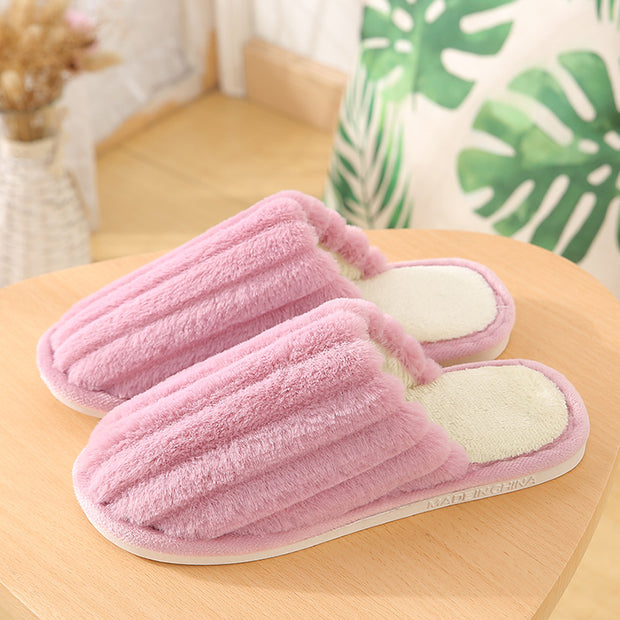 Winter Cotton Slippers Home Interior and Bowknot Autumn Winter Cotton