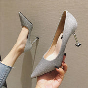 Gradient Sexy Pointed French Stiletto High Heels | wedge heel (4~6cm)c