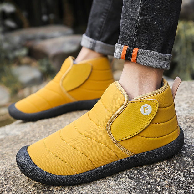 Winter Thick Waterproof Men's Snow Boots In Autumn And Winter Thick 