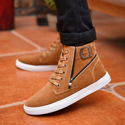Men's Martin Boots Belt Buckle Trendy Men's Sneakers | male Pattern